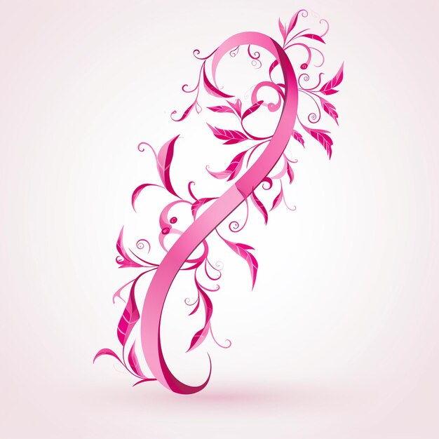 Pink Ribbon Magic, sauberer Hintergrund