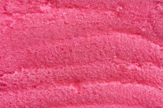 Pink Salt Scrub macro shot Producto para el cuidado de la piel para exfoliar y pelar