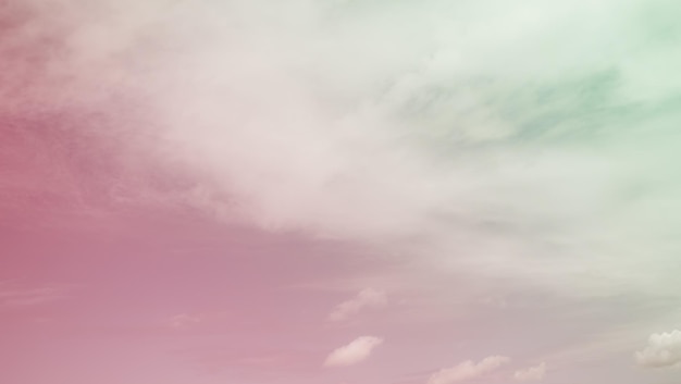 Pink Sky White Cloud BackgroundSunlight Day with Sky Wallpaper BackdropMockup Nature Landscape Free Space BackdropCartão ou pôster para proteção do ambienteDramatic Cloudscape Beautiful Pastel