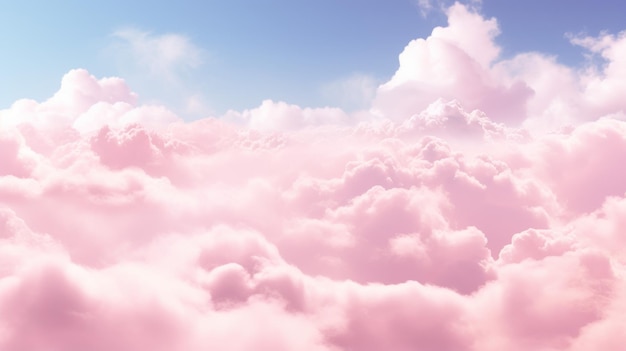 Pinker Himmel-Hintergrund mit einer pastellfarbenen Farbe