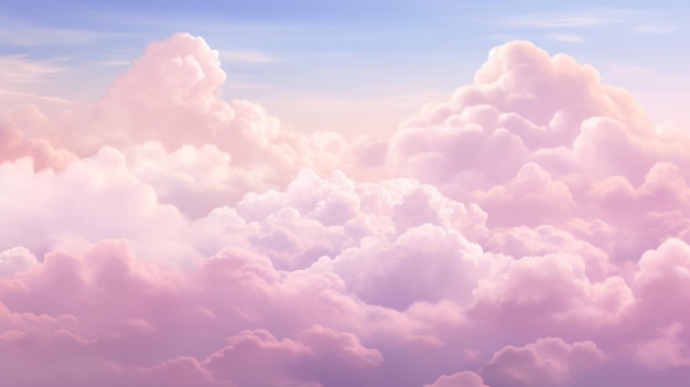 Pinker Himmel-Hintergrund mit einer pastellfarbenen Farbe