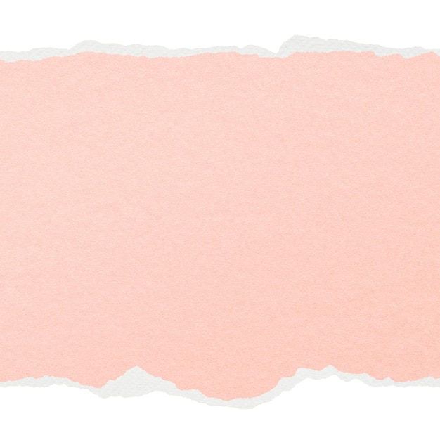 Pinker PNG-Papierrahmen, durchsichtiger Hintergrund, zerrissenes Papier