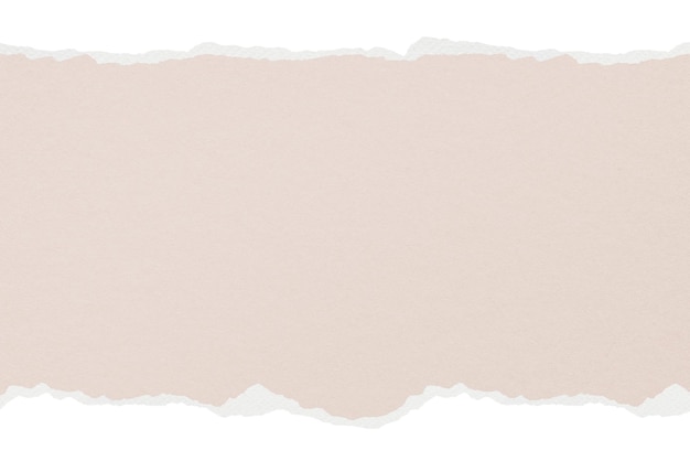 Pinker PNG-Papierrahmen, durchsichtiger Hintergrund, zerrissenes Papier
