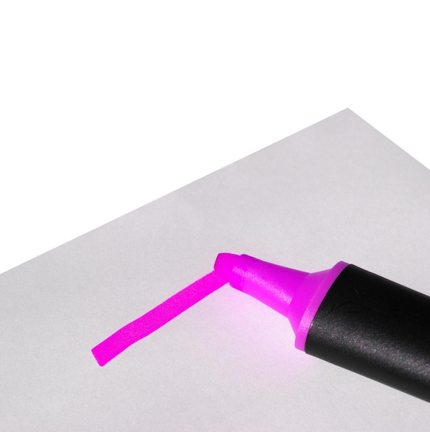 Pinker Textmarker