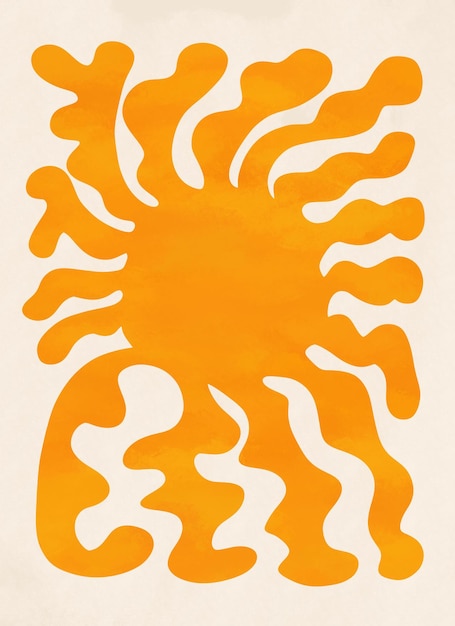 Pintado Amarillo Sol Moderno Abstracto Puesta de sol Arte Contemporáneo Soleado Lienzo