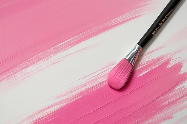 Foto pintado em rosa um pano de fundo texturizado por pincel para inspiração criativa