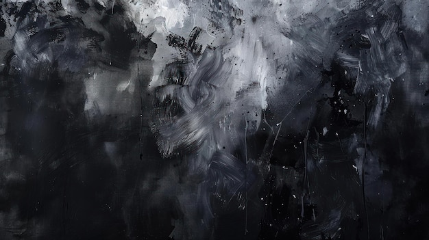 Foto pintar cor preta em fundo preto estilo de cor d'água