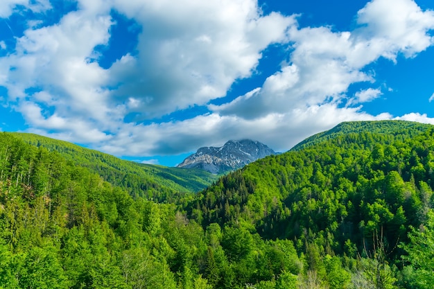 Las pintorescas montañas de Komovi se encuentran al este de Montenegro.