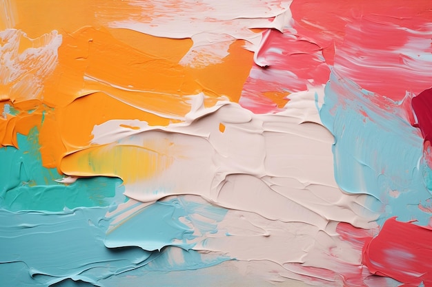 Pintura a óleo Textura colorida Abstracto Inteligência Artificial Gerativa
