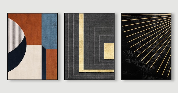 Pintura abstracta, arte geométrico, pintura, decoración de pared, papel tapiz, alfombra, fondo artístico