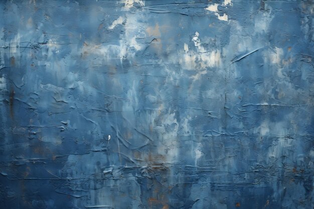 Pintura abstracta azul