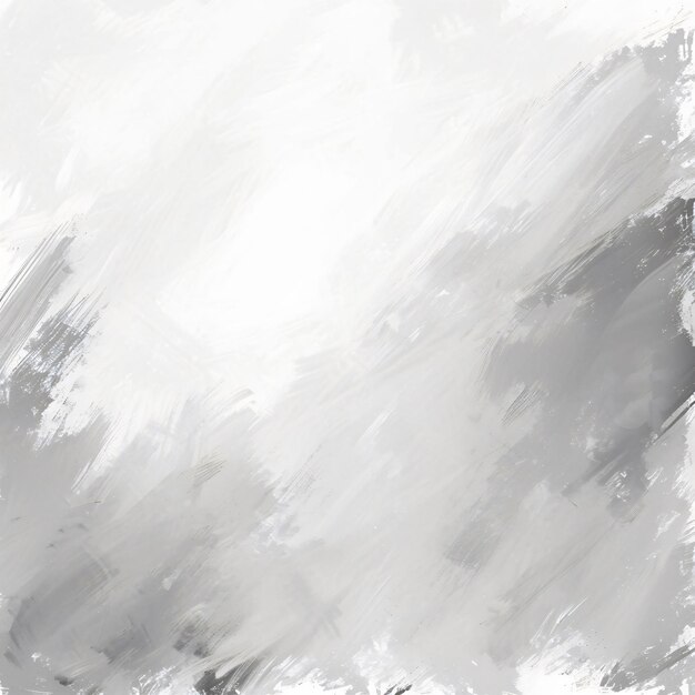 Foto una pintura abstracta blanca y gris con un fondo gris