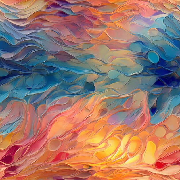 pintura abstracta de un fondo colorido con una gran cantidad de colores generativo ai