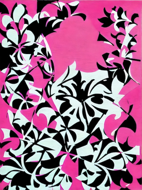 Pintura abstracta Ilustración Reproducción de dibujos contemporáneos Arte moderno de mediados de siglo retro