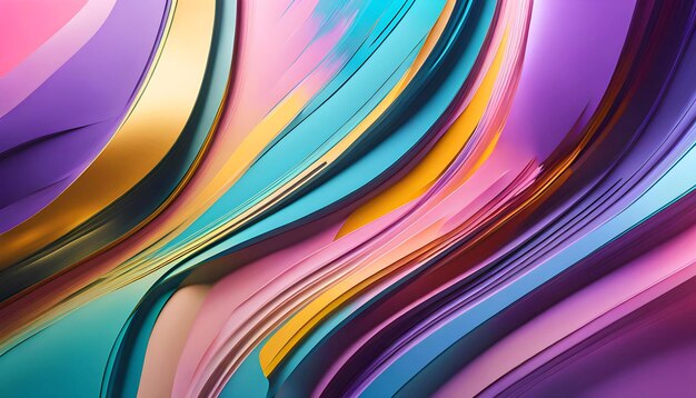 Pintura abstracta de lujo de pinceladas geométricas anchas en colores pastel pintura abstracta para decoración de paredes