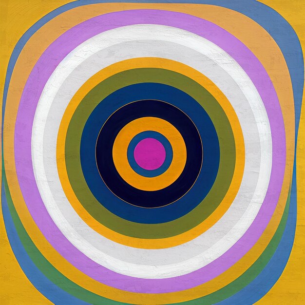 Pintura abstracta moderna de mediados de siglo Reproducción de fondo de arte contemporáneo Obra de arte simple