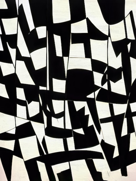 Pintura abstracta moderna de mediados de siglo Reproducción de fondo de arte contemporáneo Obra de arte simple