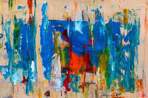 Pintura abstracta multicolor Fotografía