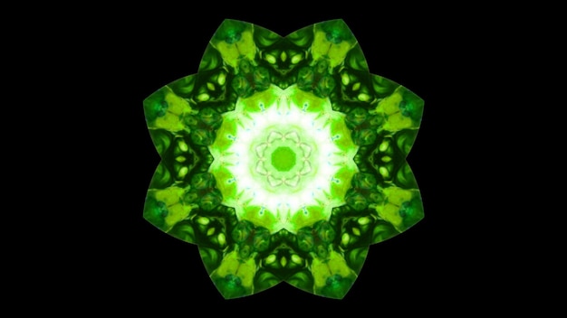 Foto pintura abstracta pincel tinta explosión propagación concepto suave patrón simétrico caleidoscopio decorativo ornamental movimiento círculo geométrico y formas de estrella