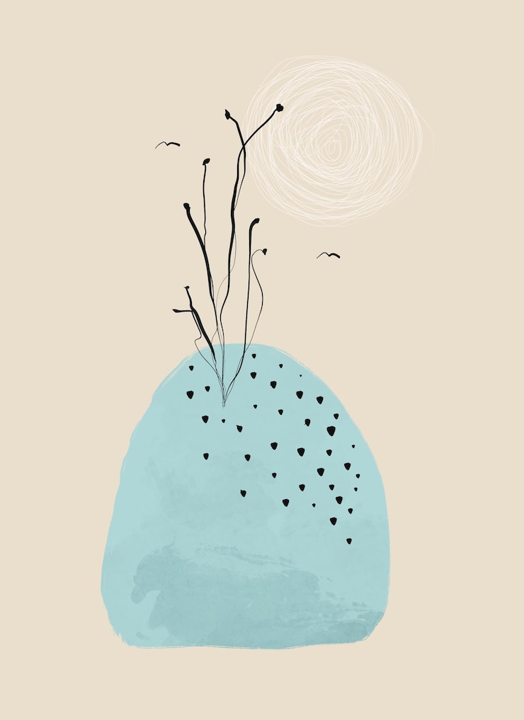 Foto pintura abstracta pintada de la lona del arte de la naturaleza arte moderno dibujado a mano