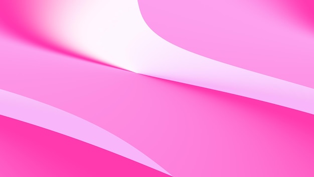 una pintura abstracta rosa y blanca de un pincel rosa y blanco