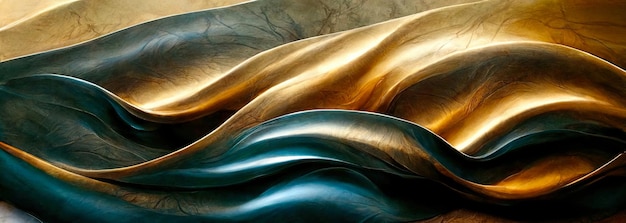 Pintura abstracta textura de color patrón futurista moderno color cuerpo ondas de pintura