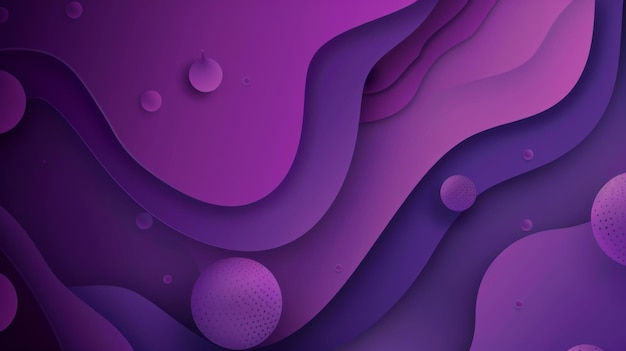una pintura de un abstracto púrpura y rosa con burbujas y burbujas
