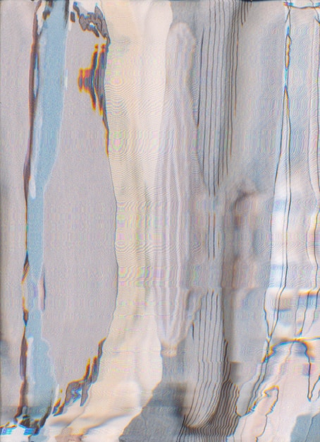 Pintura abstrata ruído de fundo ruído artefatos textura beige cor azul distorção da tela