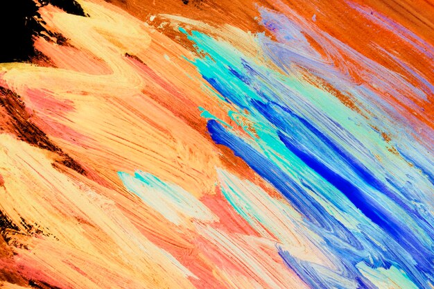 Pintura acrílica abstracta colorida como fondo