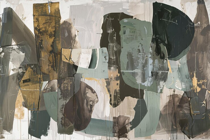 Foto pintura acrílica de textura abstracta arte geométrico fondo moderno