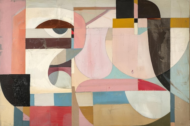 Pintura acrílica de textura abstracta Arte geométrico Fondo moderno