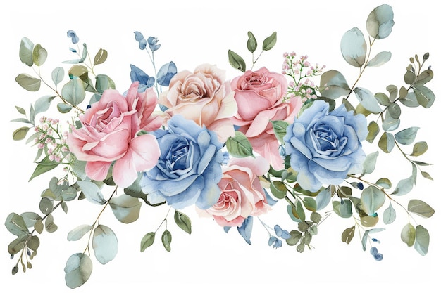 Pintura acrílica de textura abstracta Hojas de flores arte de geometría fondo moderno