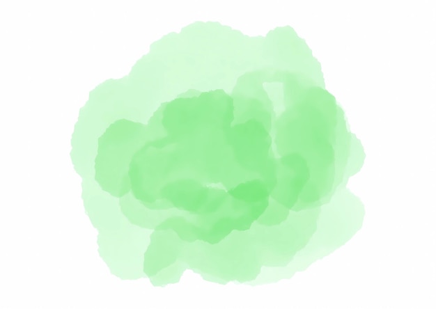 una pintura a la acuarela de colores verdes y verdes