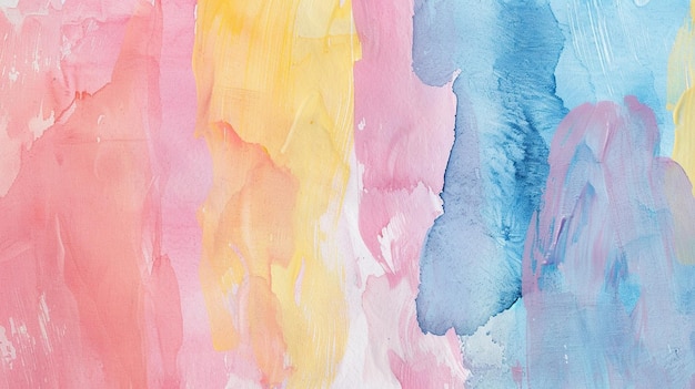 una pintura en acuarela de un fondo de color arco iris
