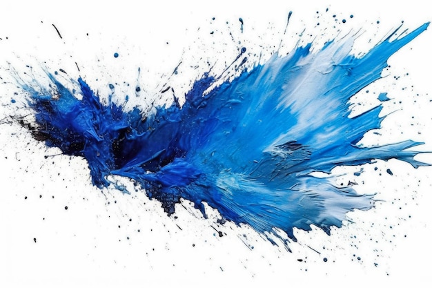 Foto pintura en acuarela fondo de mármol colores de tinta azul abstracto obra de arte acuarela