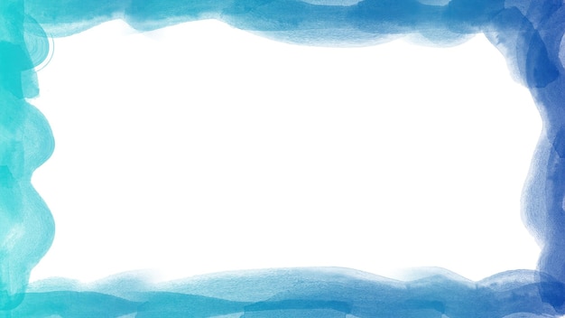 pintura en acuarela con nubes en un fondo blanco