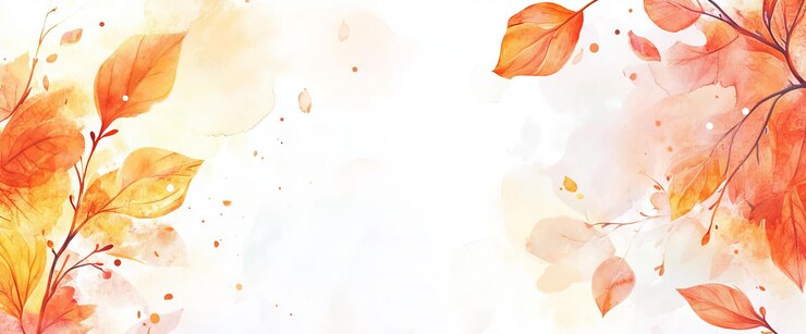 pintura a la acuarela de una pintura a la aquarela con hojas