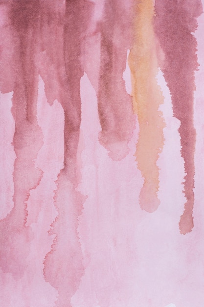 Pintura de acuarela plana sobre el papel