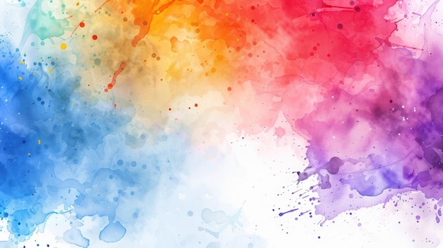 una pintura en acuarela de salpicaduras de agua coloridas con las palabras cita la palabra cita en el medio