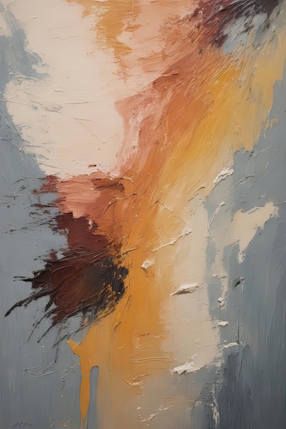 pintura al óleo con un tono de color una pincelada y textura de pintura