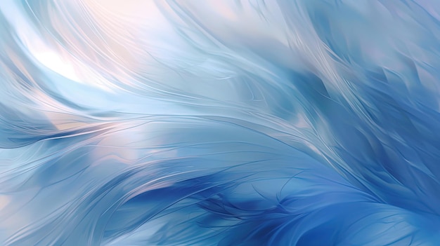 Una pintura azul y blanca de un pájaro.