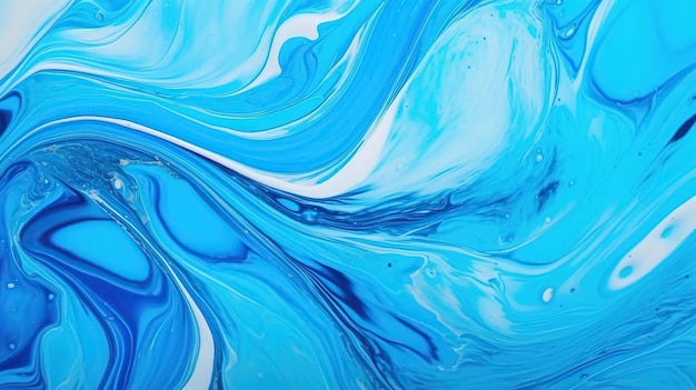 Pintura azul fondo abstracto pintura en acuarela