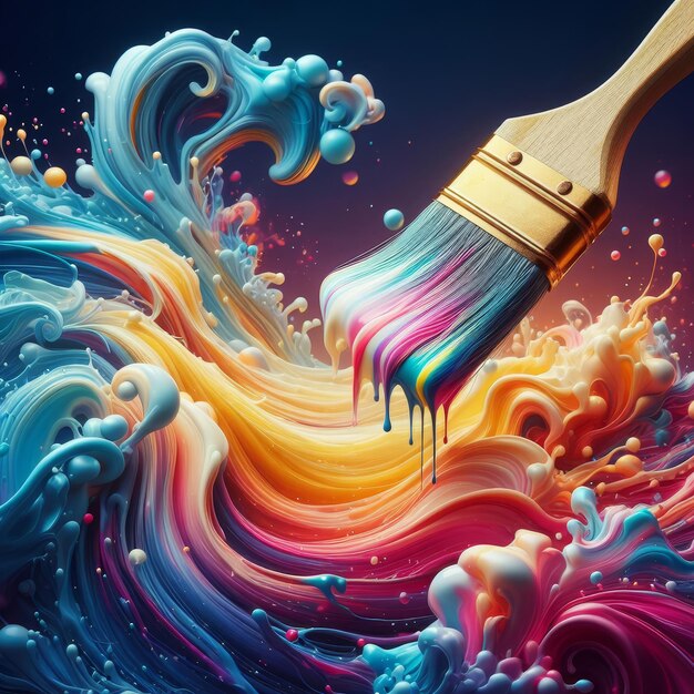 Pintura de colores