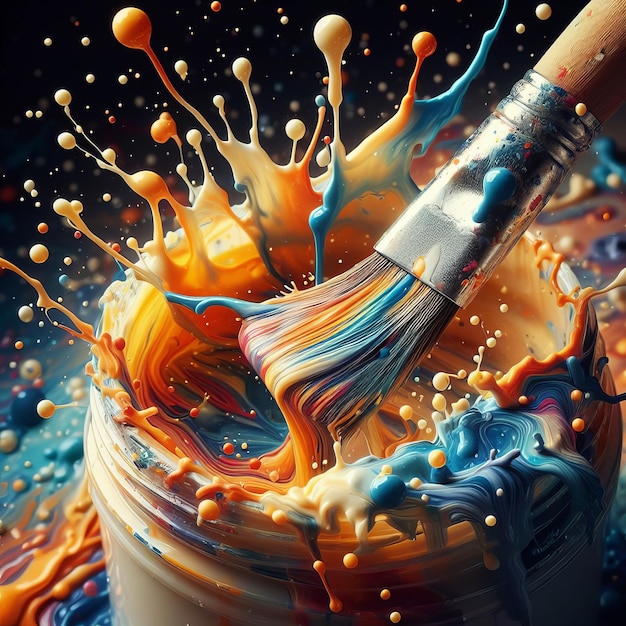 Pintura de colores