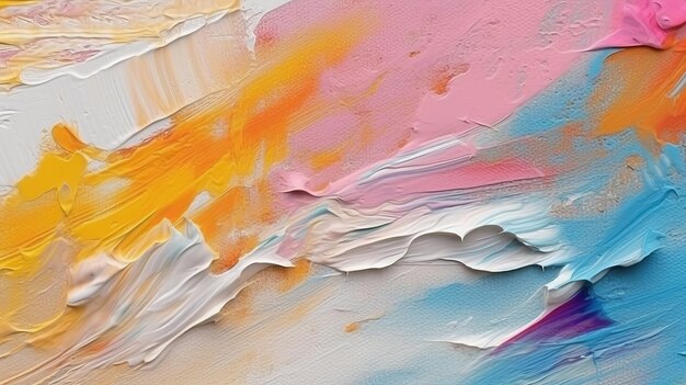 Una pintura colorida con detalles intrincados Generative ai