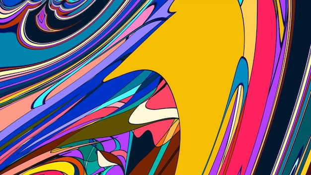 una pintura colorida de un fondo abstracto colorido con diferentes colores
