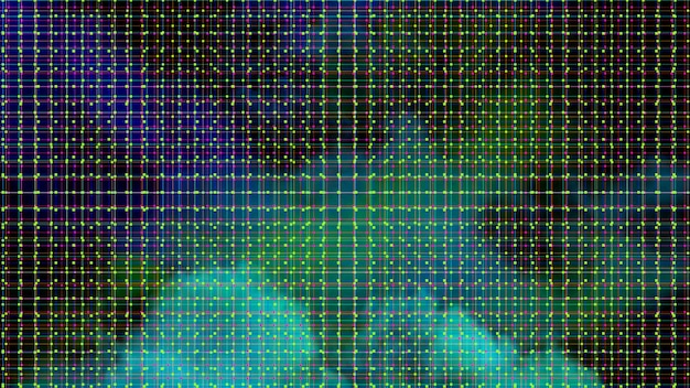 Pintura colorida gratuita en el pavimento