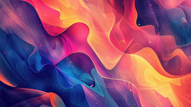 una pintura colorida de una persona con la palabra quot en ella