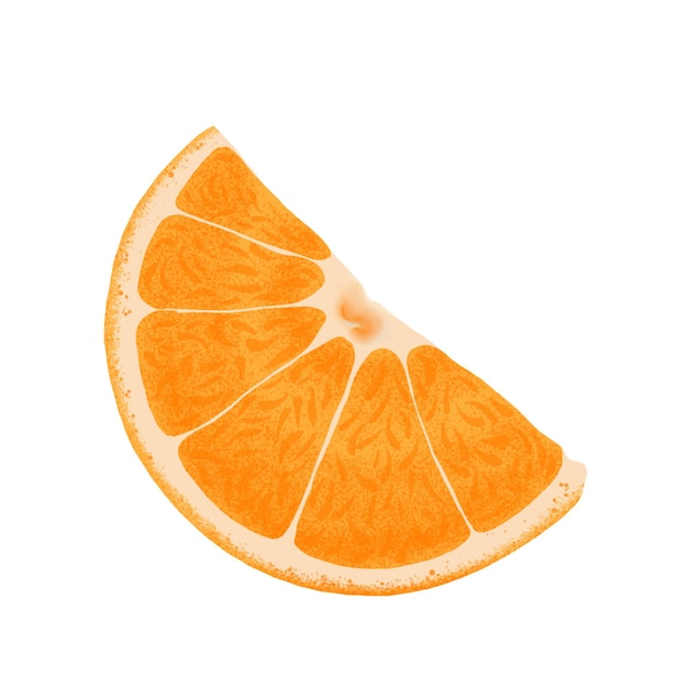 pintura de cor de ilustração laranja