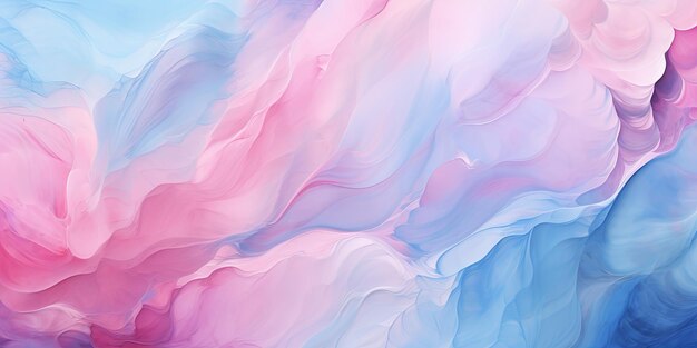 Pintura de fundo de aquarela abstrata Ilustração de fundo Pastel cor azul rosa suave com líquido líquido papel marmorizado textura de pintura textura de bandeira